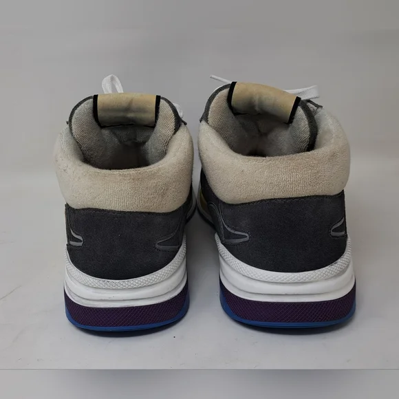 Gucci Men's Ultraspace Mid Top Sneakers Shoes Lace Up Velcro Strap Size 9 US - Picture 9 of 16